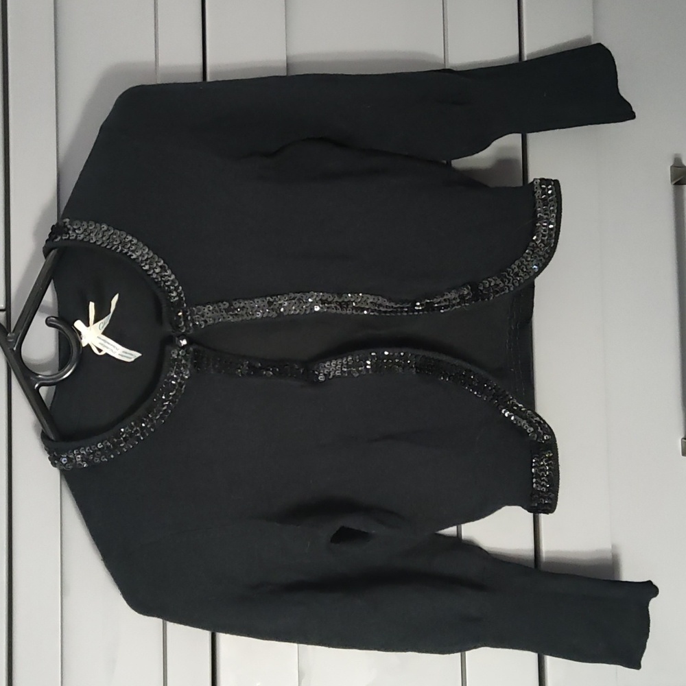 Black Sequin Shrug
